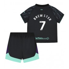 Sheffield United Rhian Brewster #7 Bortedraktsett Barn 2024-25 Kortermet (+ korte bukser)